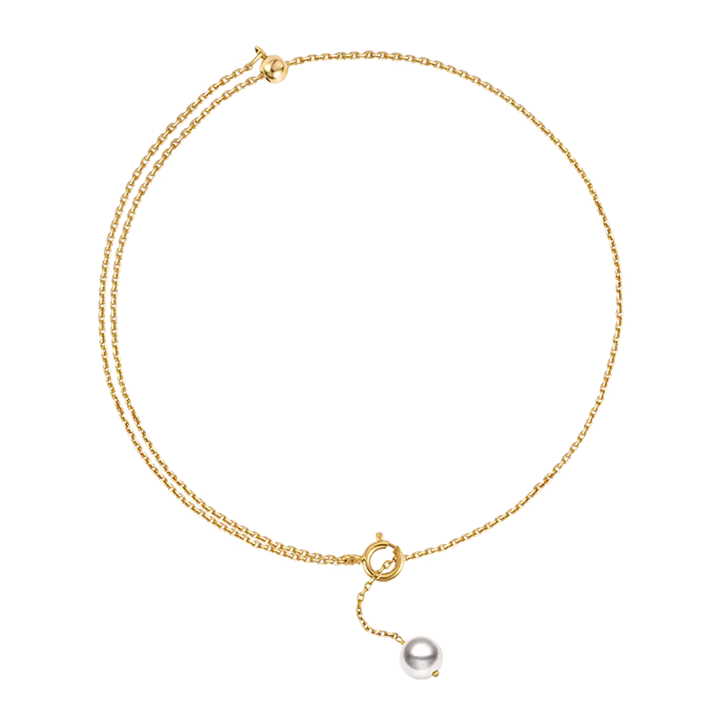 Akoya Pearl 18K Gold Single Bead Bracelet