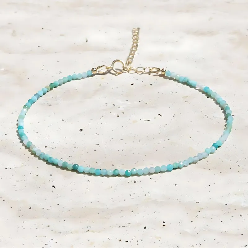 Amazonite Delicate Anklet