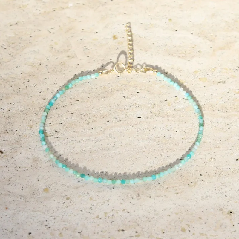 Amazonite Delicate Anklet