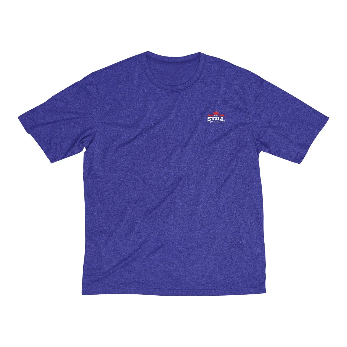 And Still Champion crest logo white lettering men's Dri-fit tee