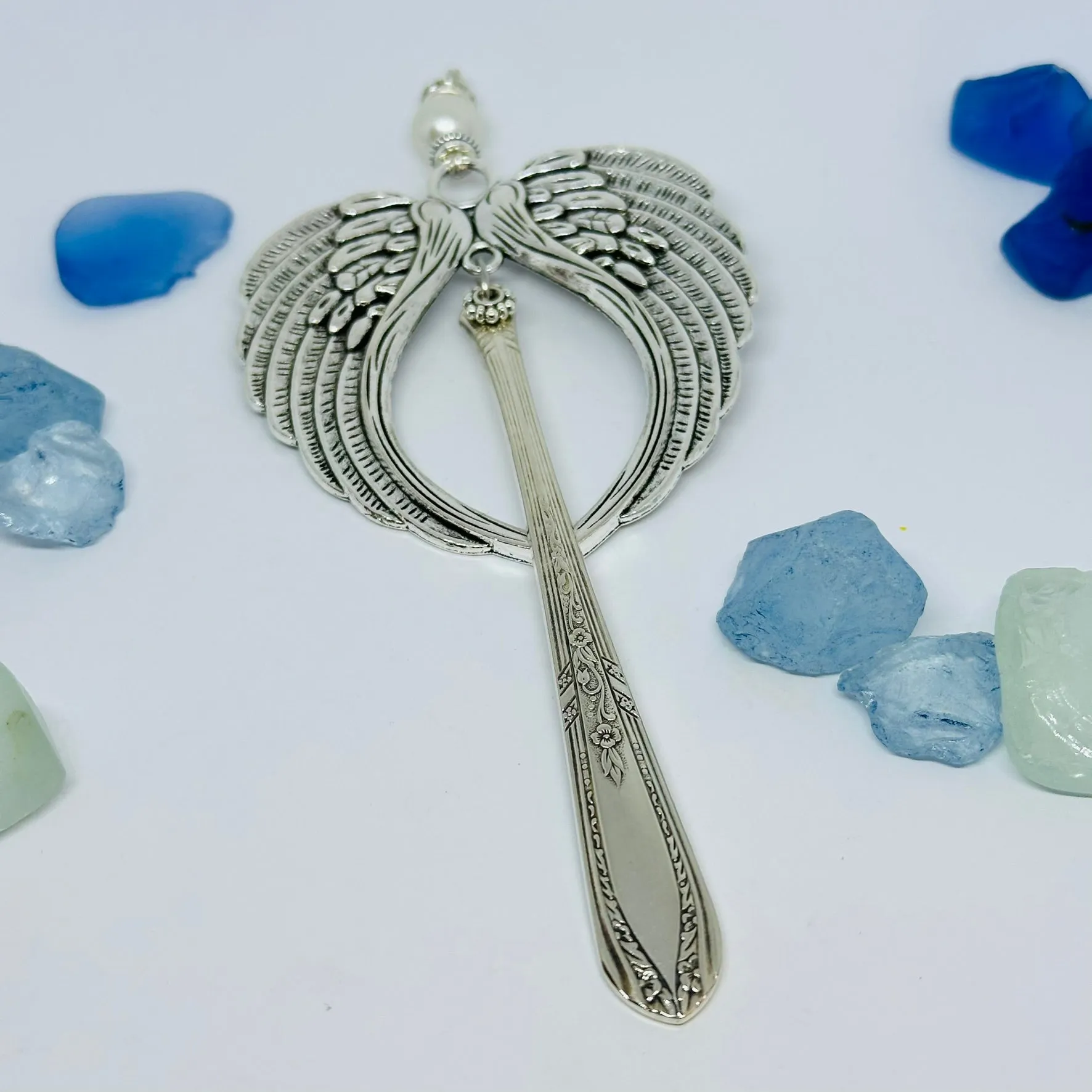 Angel Ornaments (Large) Specific Patterns made with Vintage Silverware