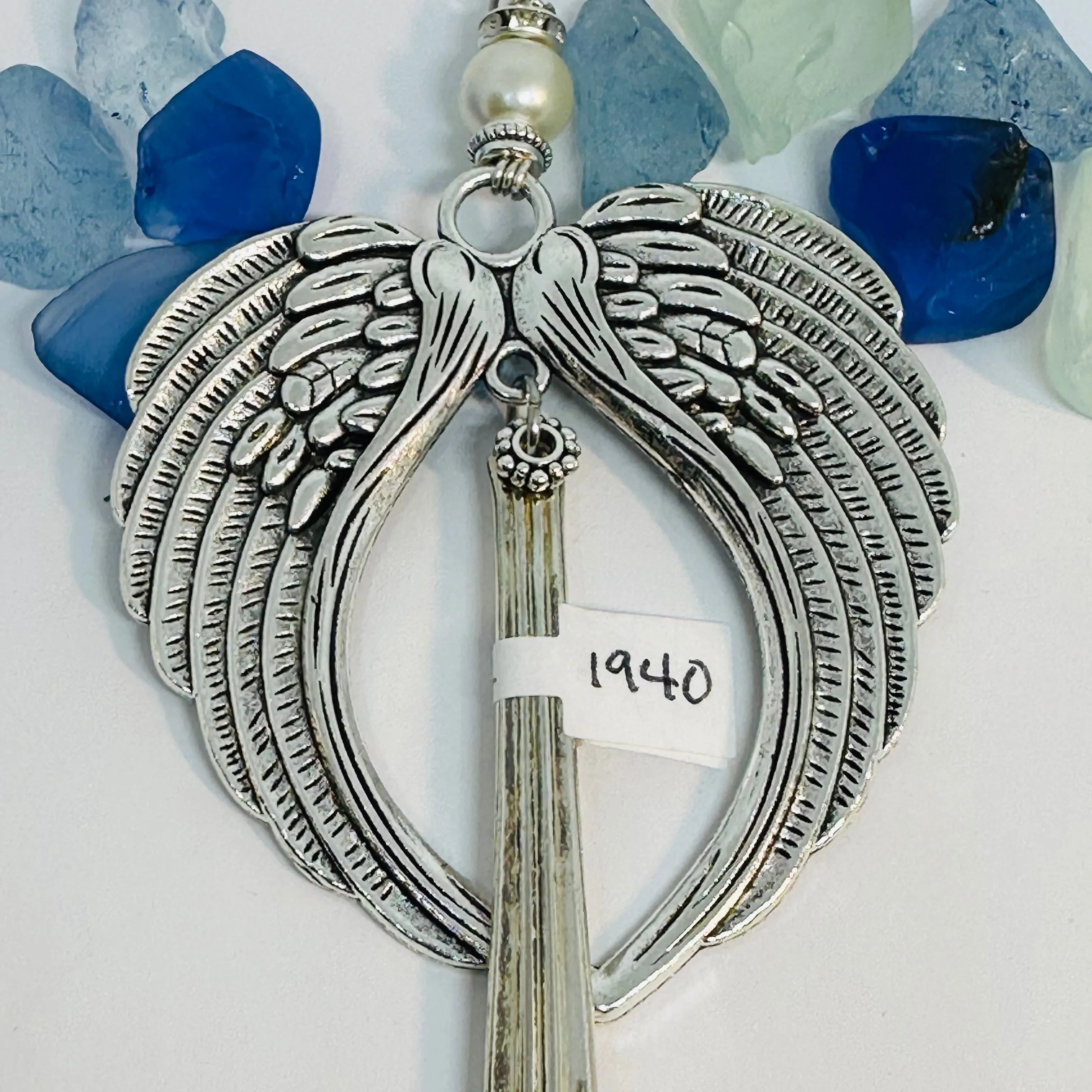 Angel Ornaments (Large) Specific Patterns made with Vintage Silverware