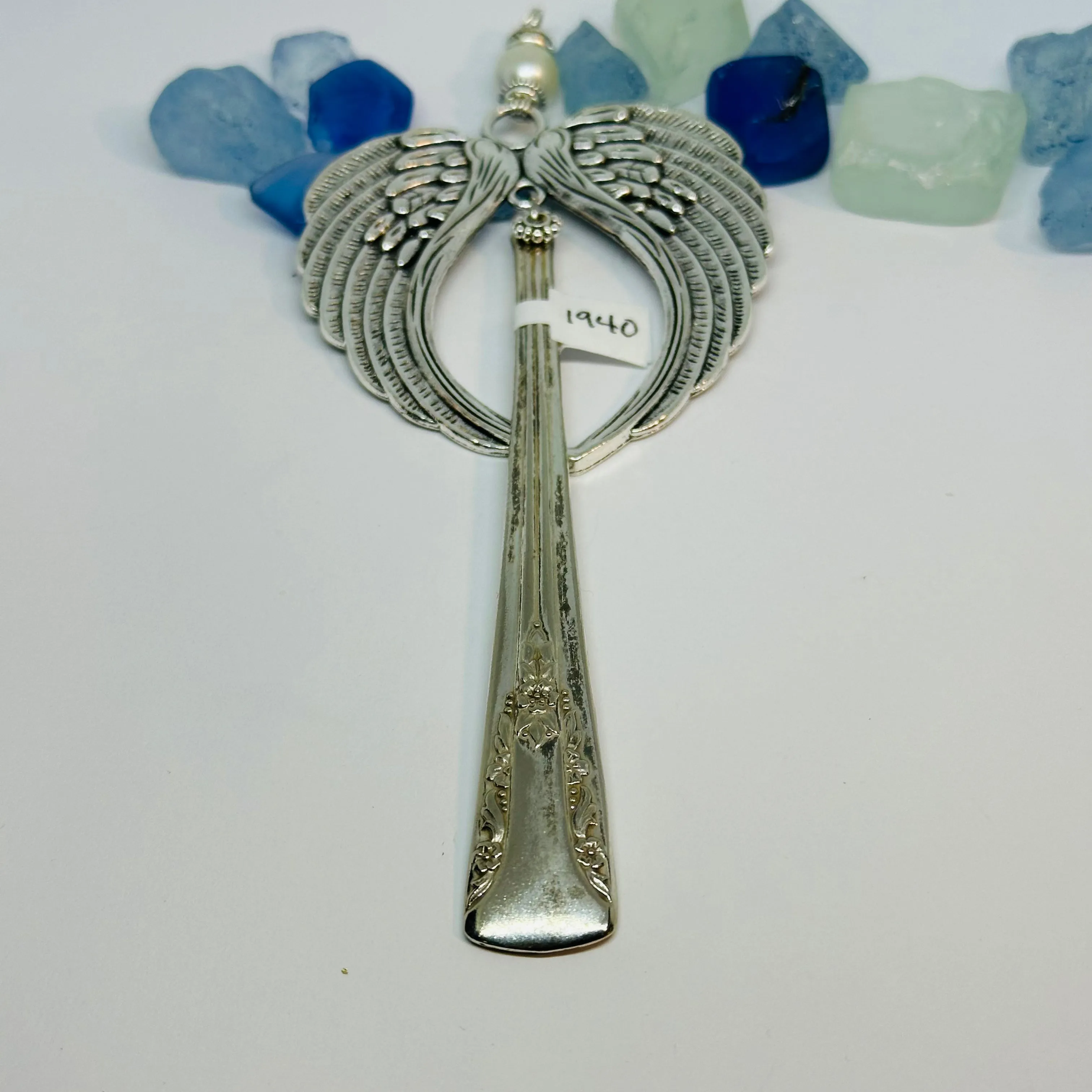 Angel Ornaments (Large) Specific Patterns made with Vintage Silverware