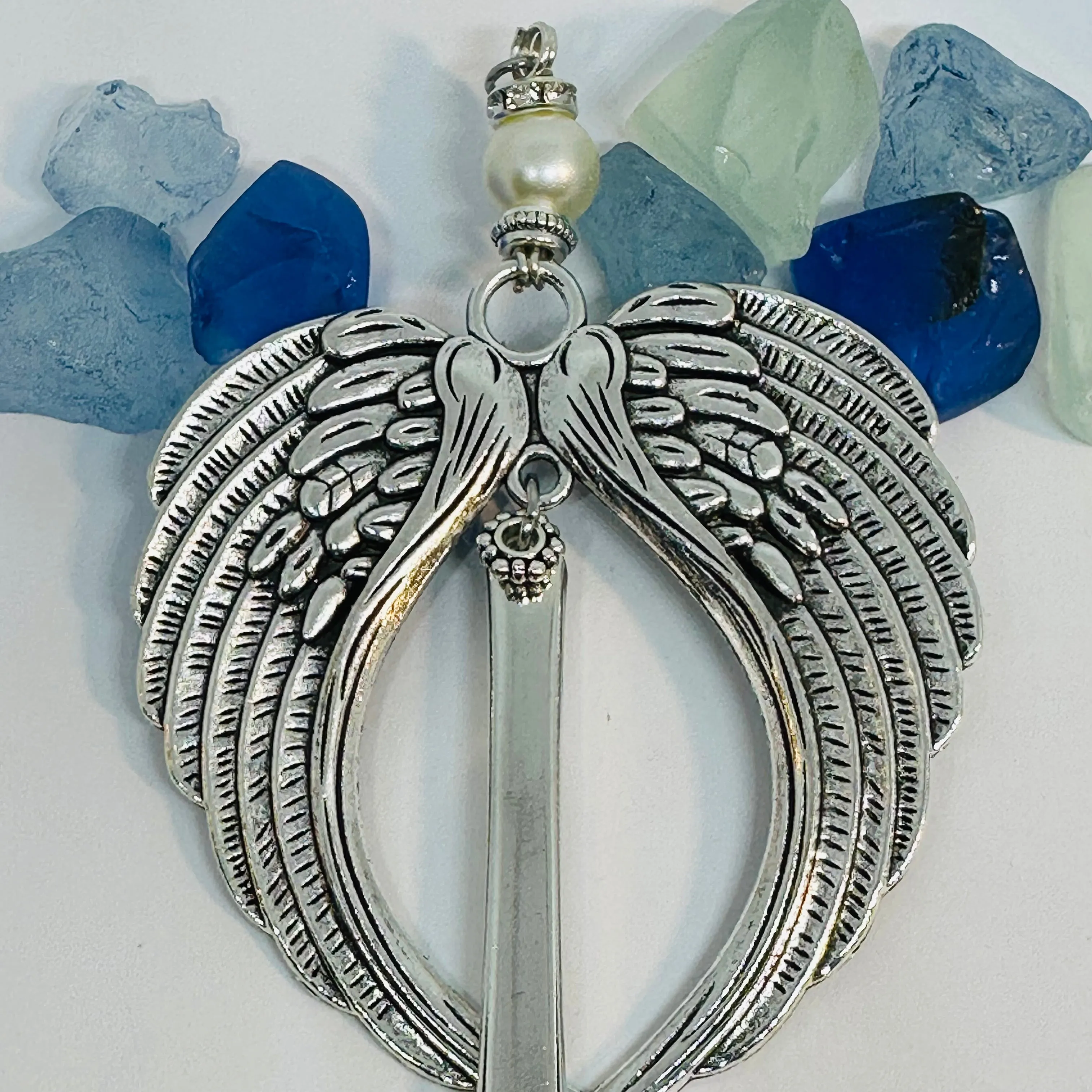 Angel Ornaments (Large) Specific Patterns made with Vintage Silverware