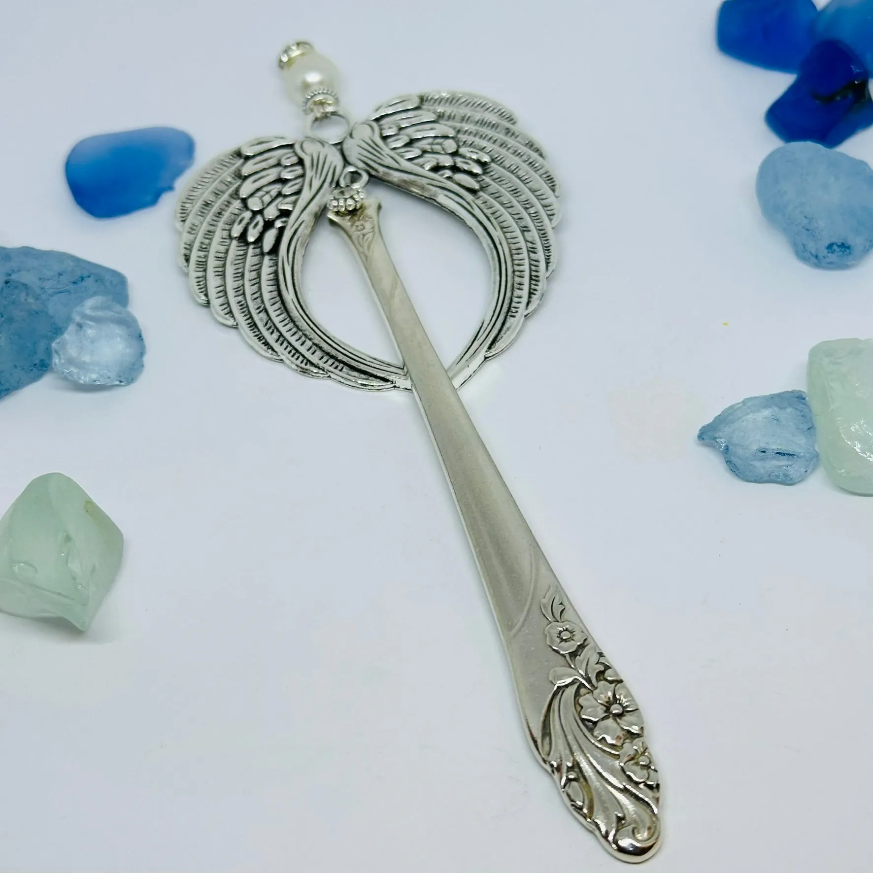 Angel Ornaments (Large) Specific Patterns made with Vintage Silverware