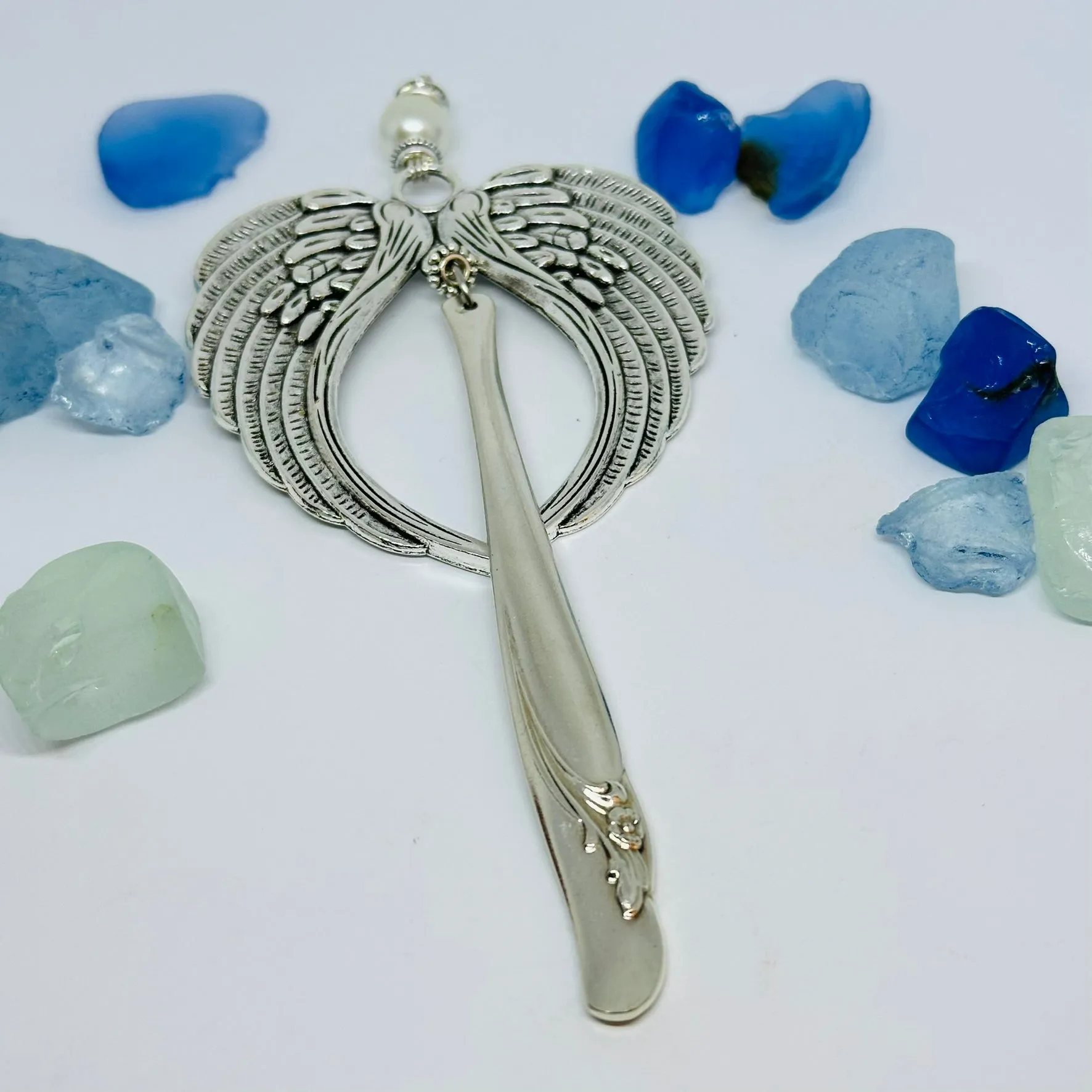 Angel Ornaments (Large) Specific Patterns made with Vintage Silverware