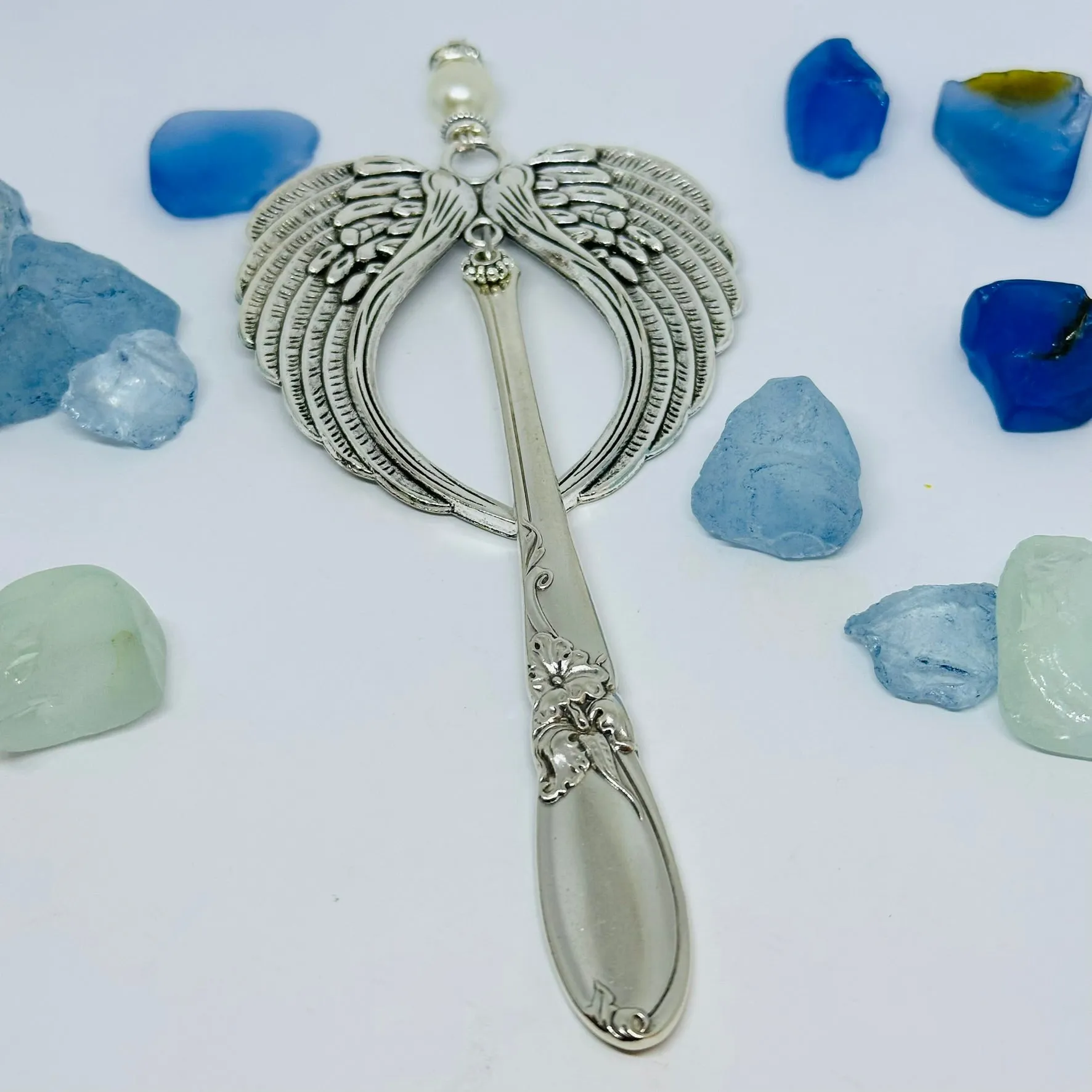 Angel Ornaments (Large) Specific Patterns made with Vintage Silverware