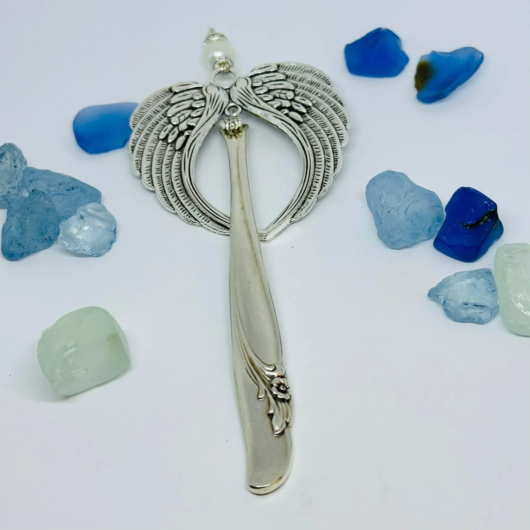 Angel Ornaments (Large) Specific Patterns made with Vintage Silverware
