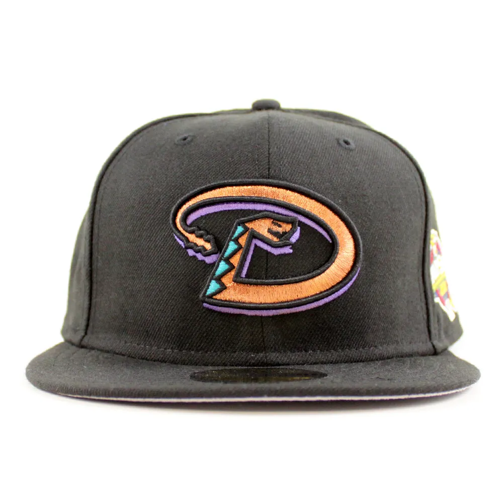Arizona Diamondbacks 2001 WORLD SERIES New Era 59Fifty Fitted Hat (Gray Under Brim)