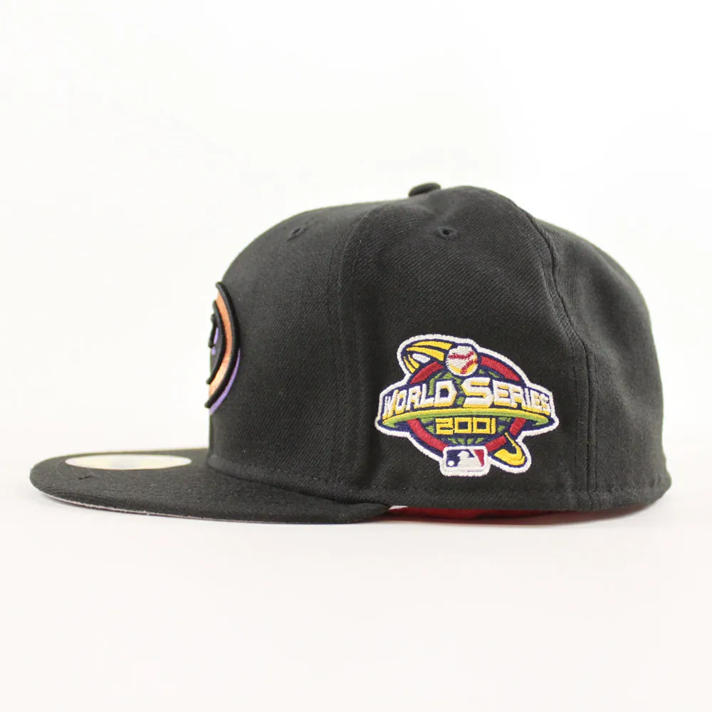 Arizona Diamondbacks 2001 WORLD SERIES New Era 59Fifty Fitted Hat (Gray Under Brim)