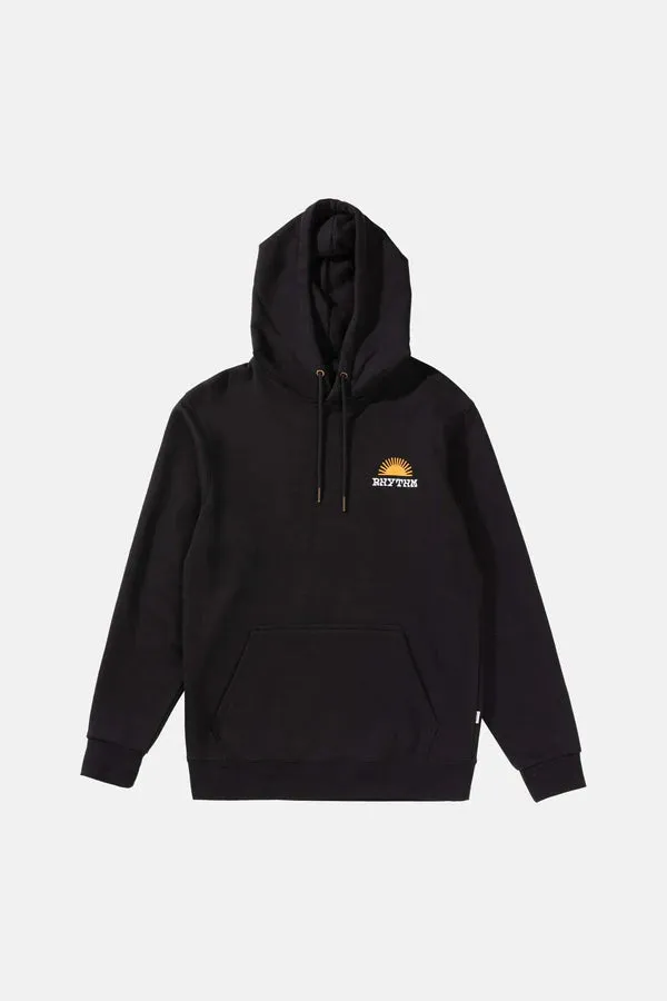 Awake Fleece Hood - Black