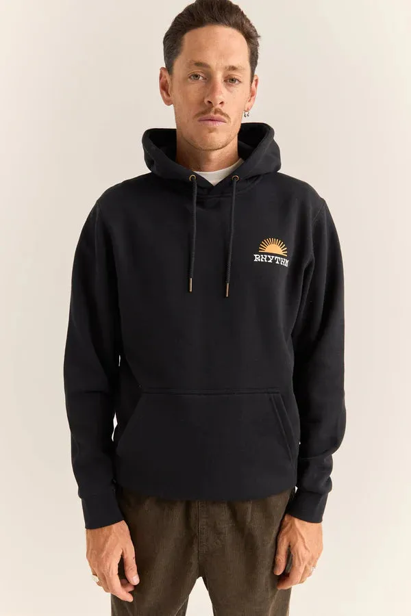 Awake Fleece Hood - Black