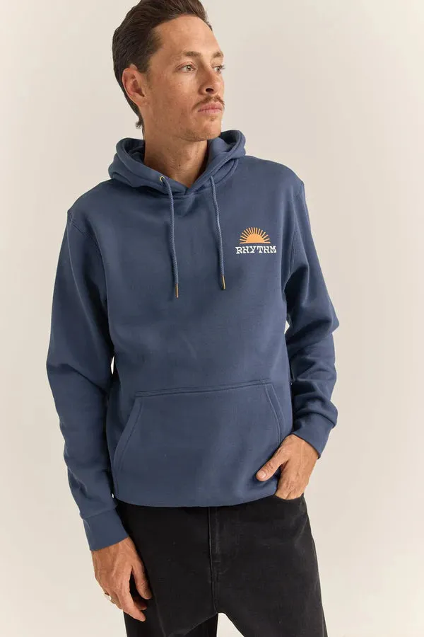 Awake Fleece Hood - Navy