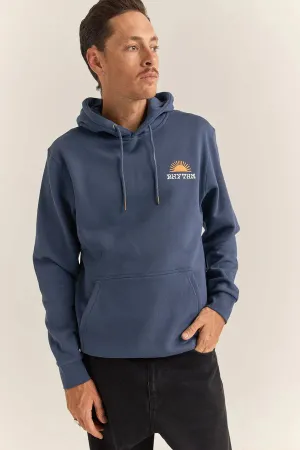 Awake Fleece Hood - Navy