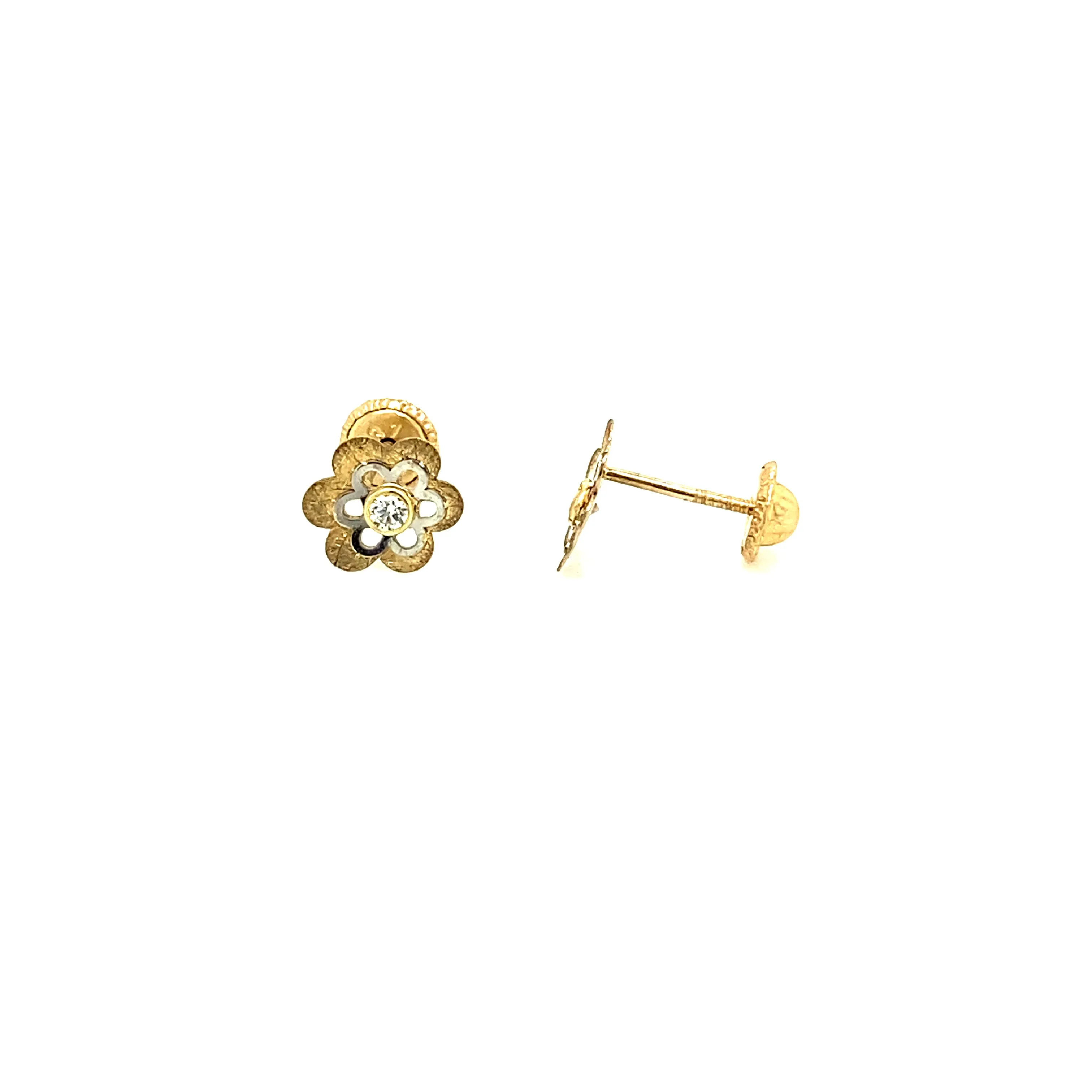 Baby Delicate Flower Earring - 32751