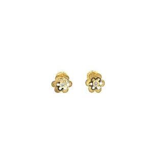 Baby Delicate Flower Earring - 32751