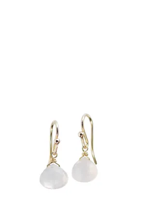 Baby Rose Quartz Drop Earrings