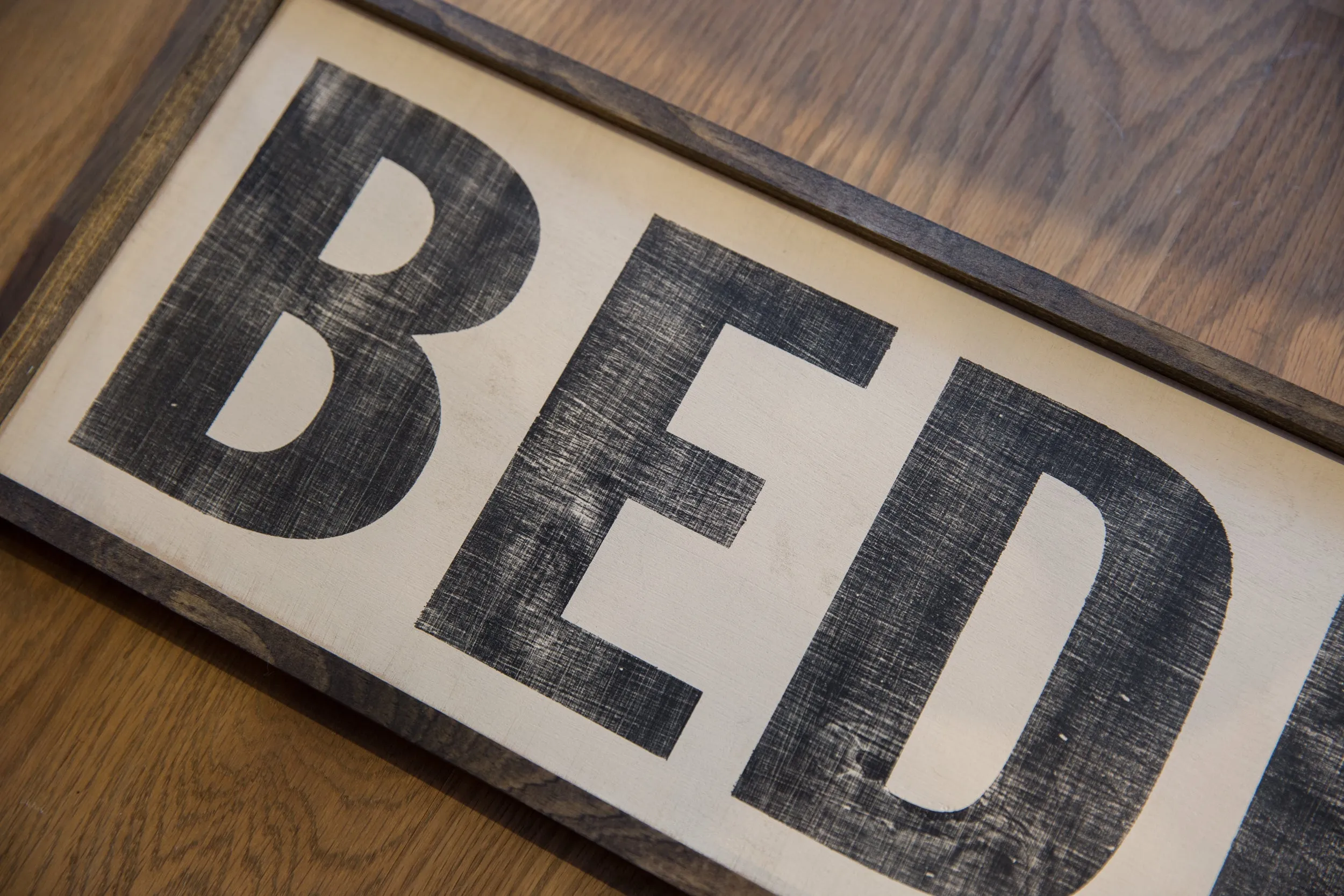 Bedford Vintage Style Sign