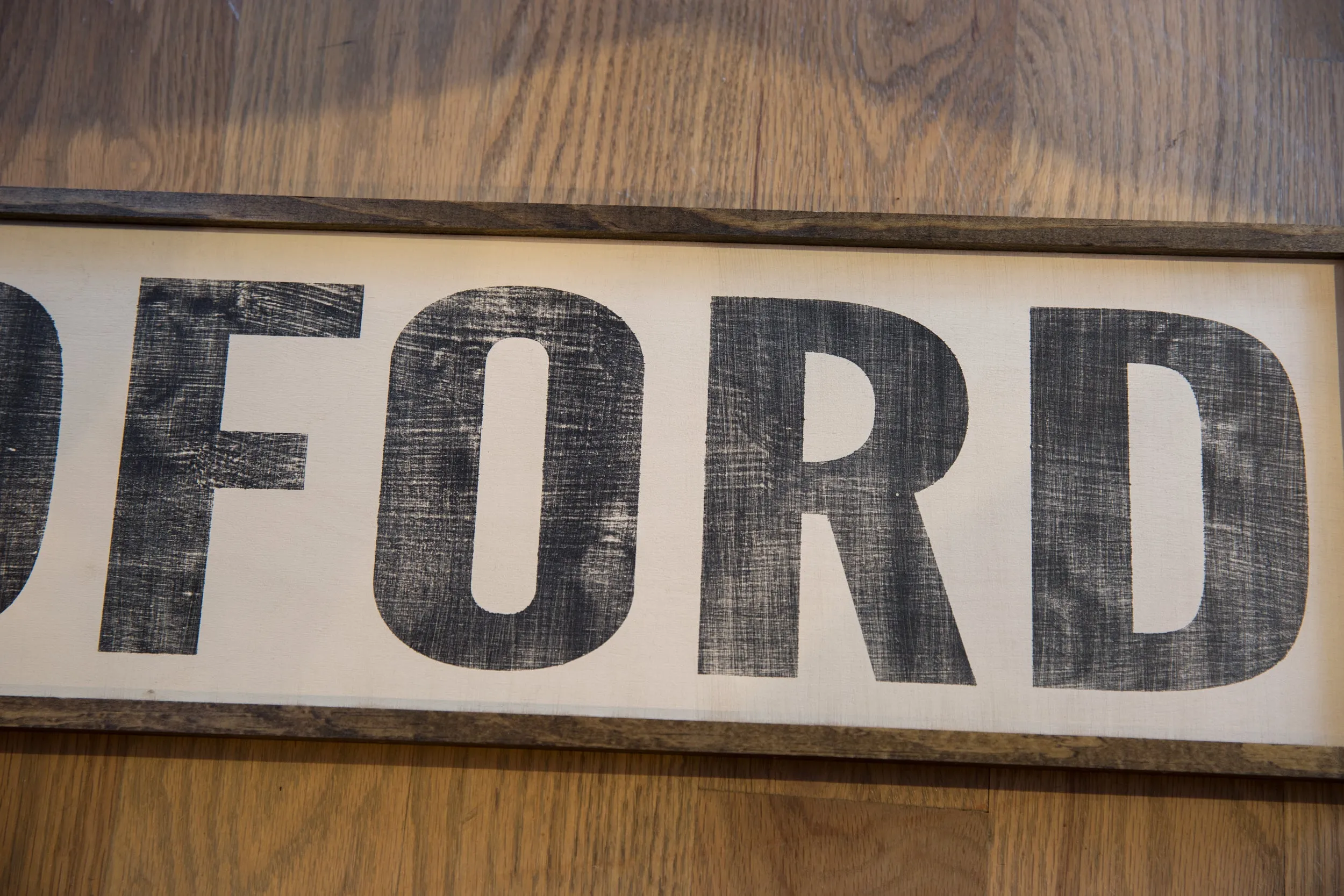 Bedford Vintage Style Sign