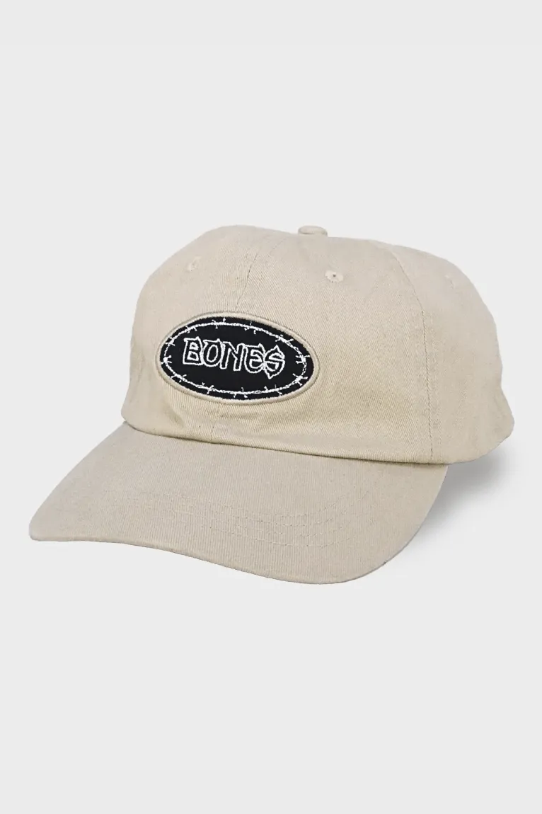 BILLY BONES CLUB BONES BARB DAD CAP - CREAM