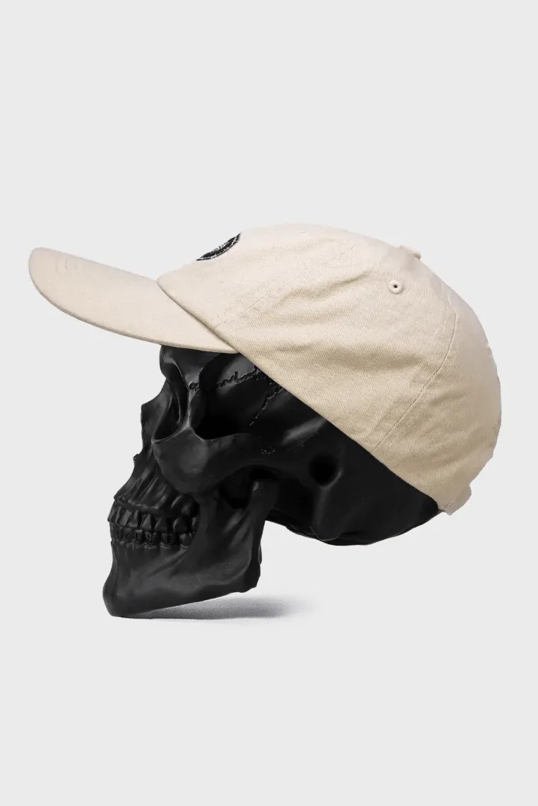 BILLY BONES CLUB BONES BARB DAD CAP - CREAM