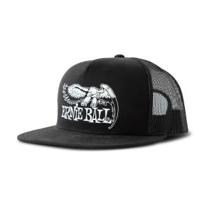 Black with White Eagle Logo Hat