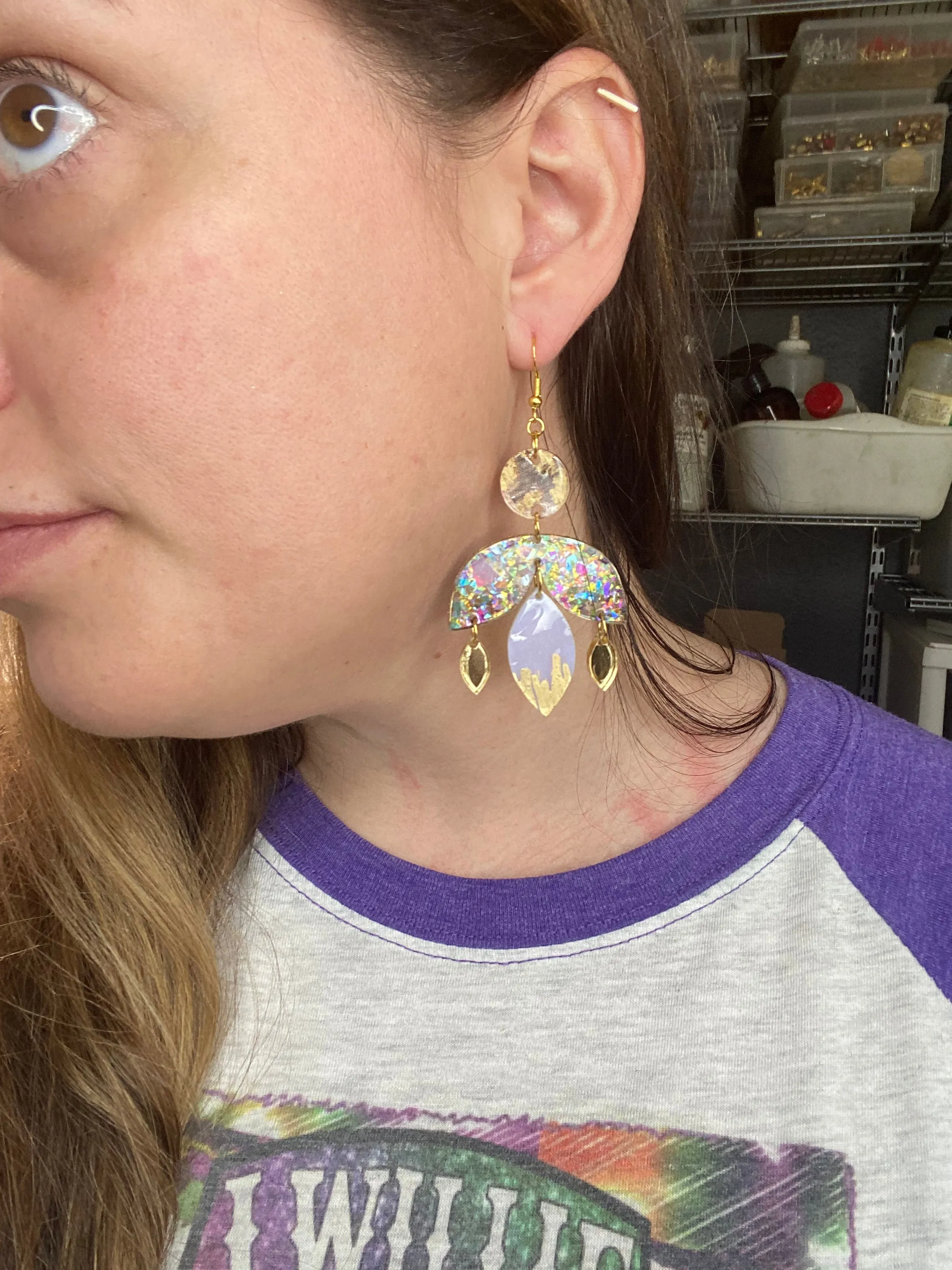 Boho Glitter Earrings