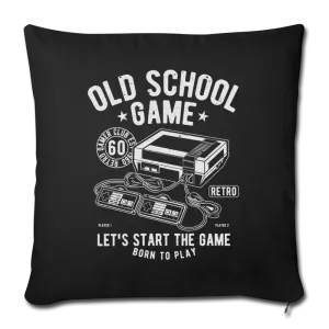 Born to Play Retrogamer Throw Pillow Cover