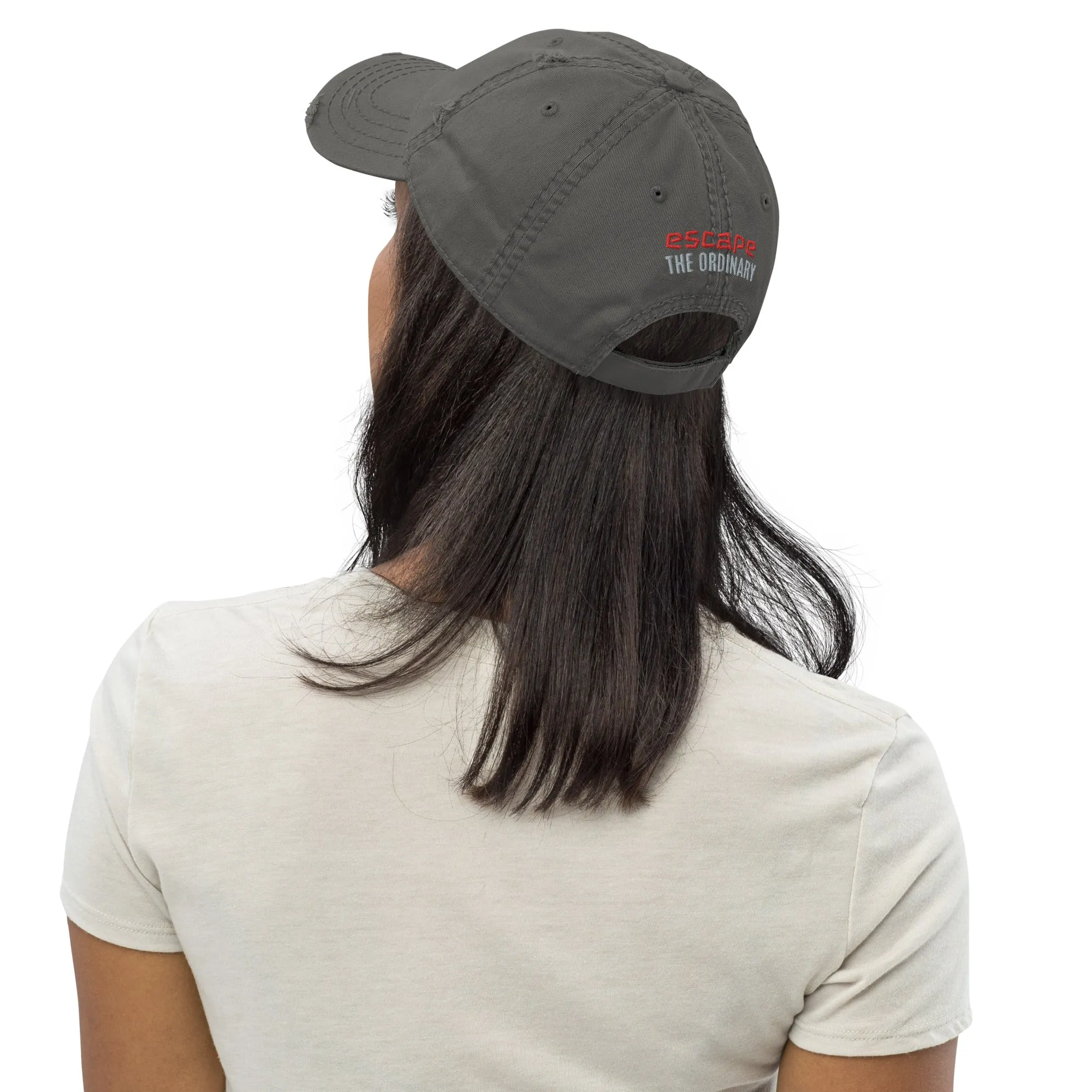 Branded Distressed Dad Hat