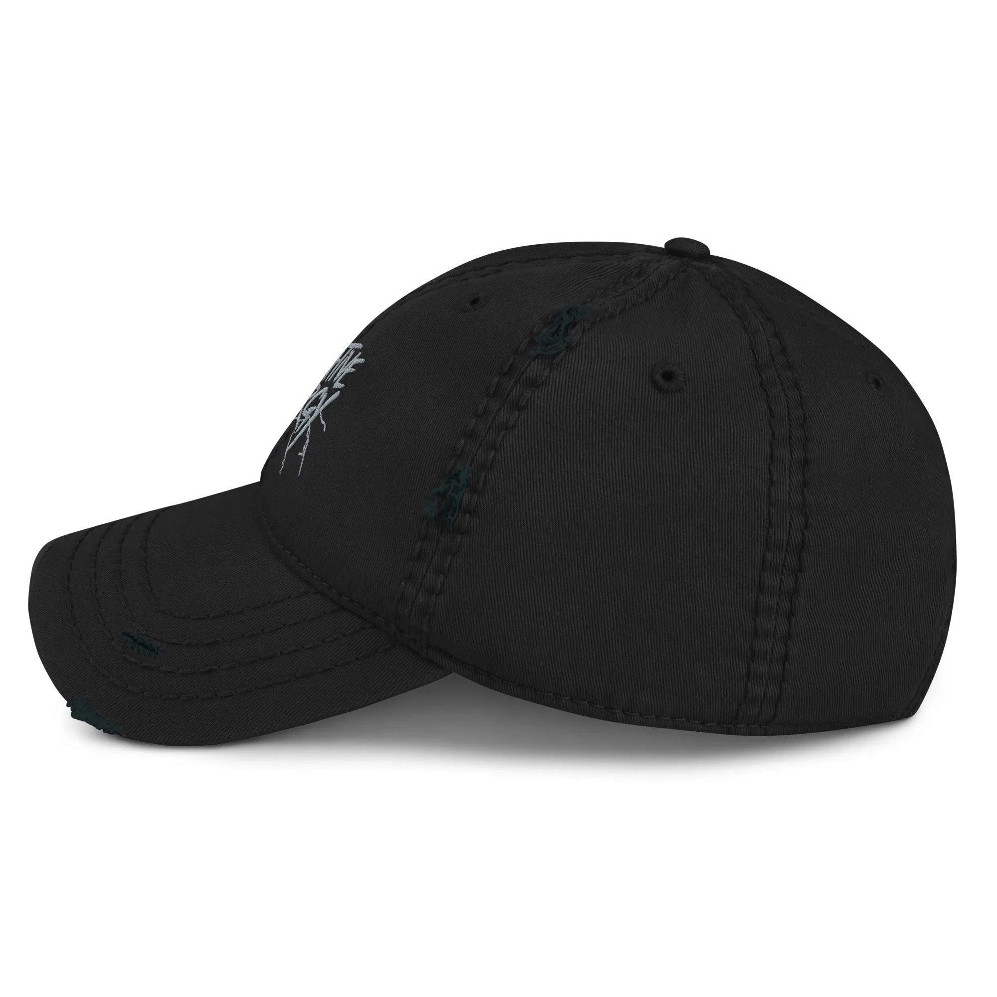 Branded Distressed Dad Hat