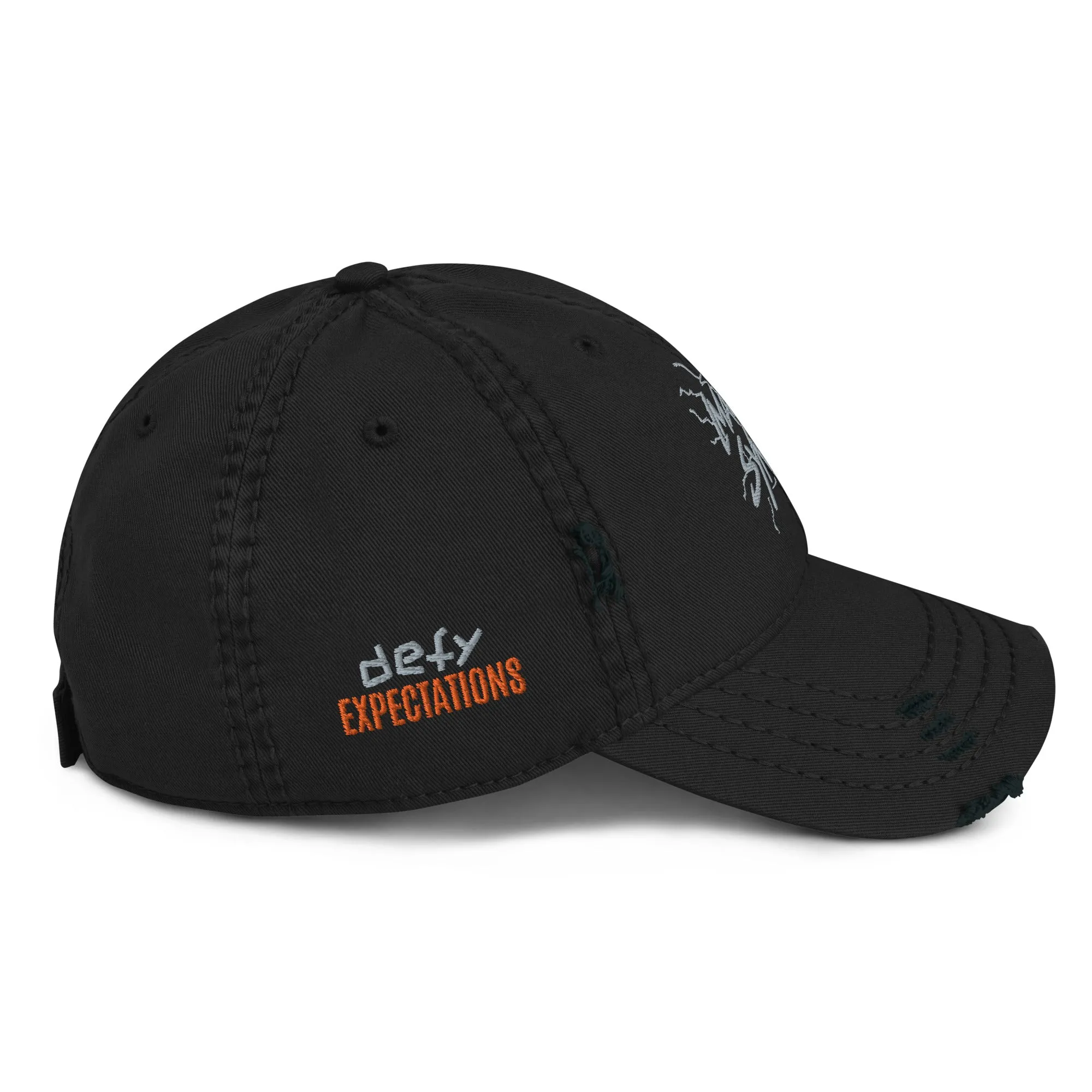 Branded Distressed Dad Hat