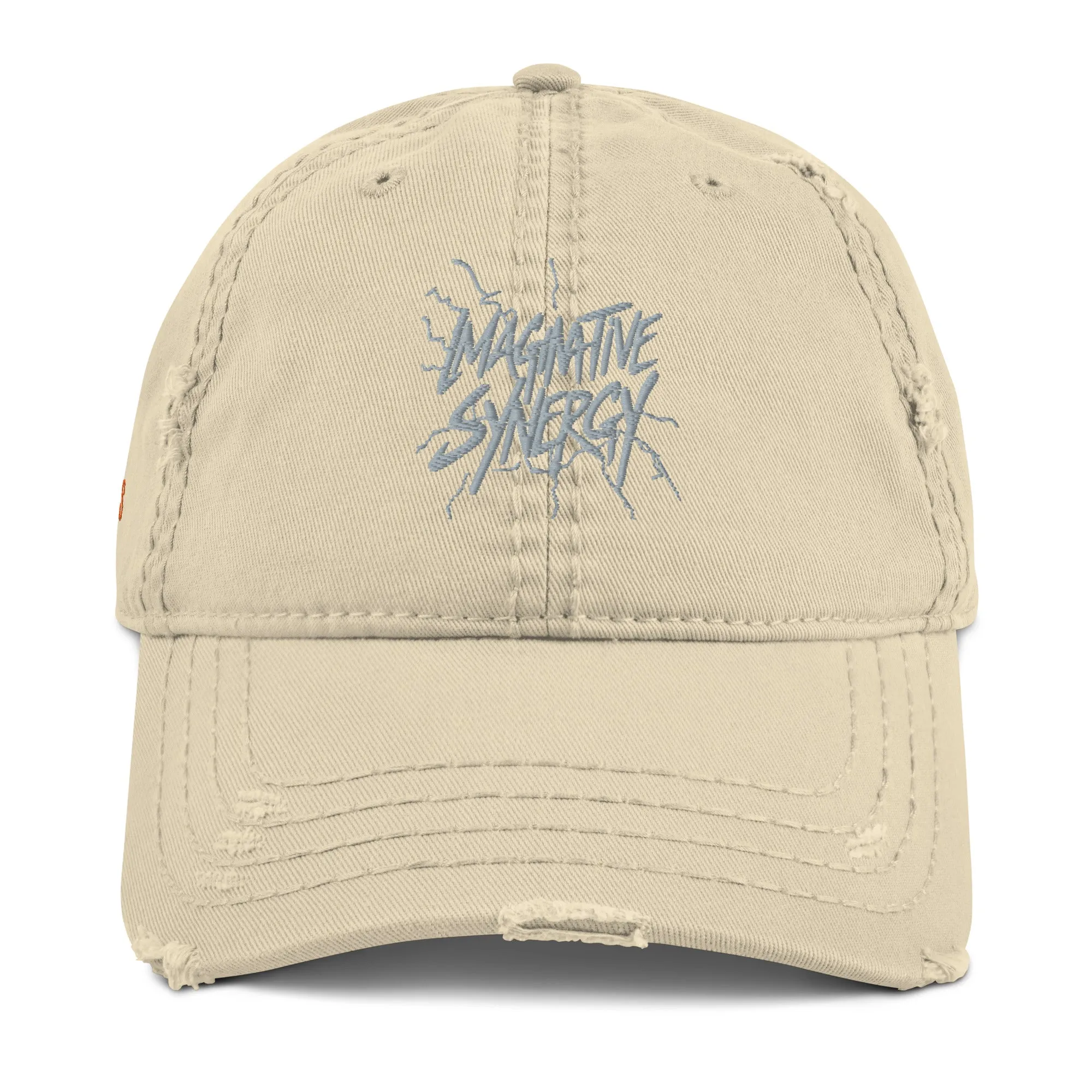 Branded Distressed Dad Hat