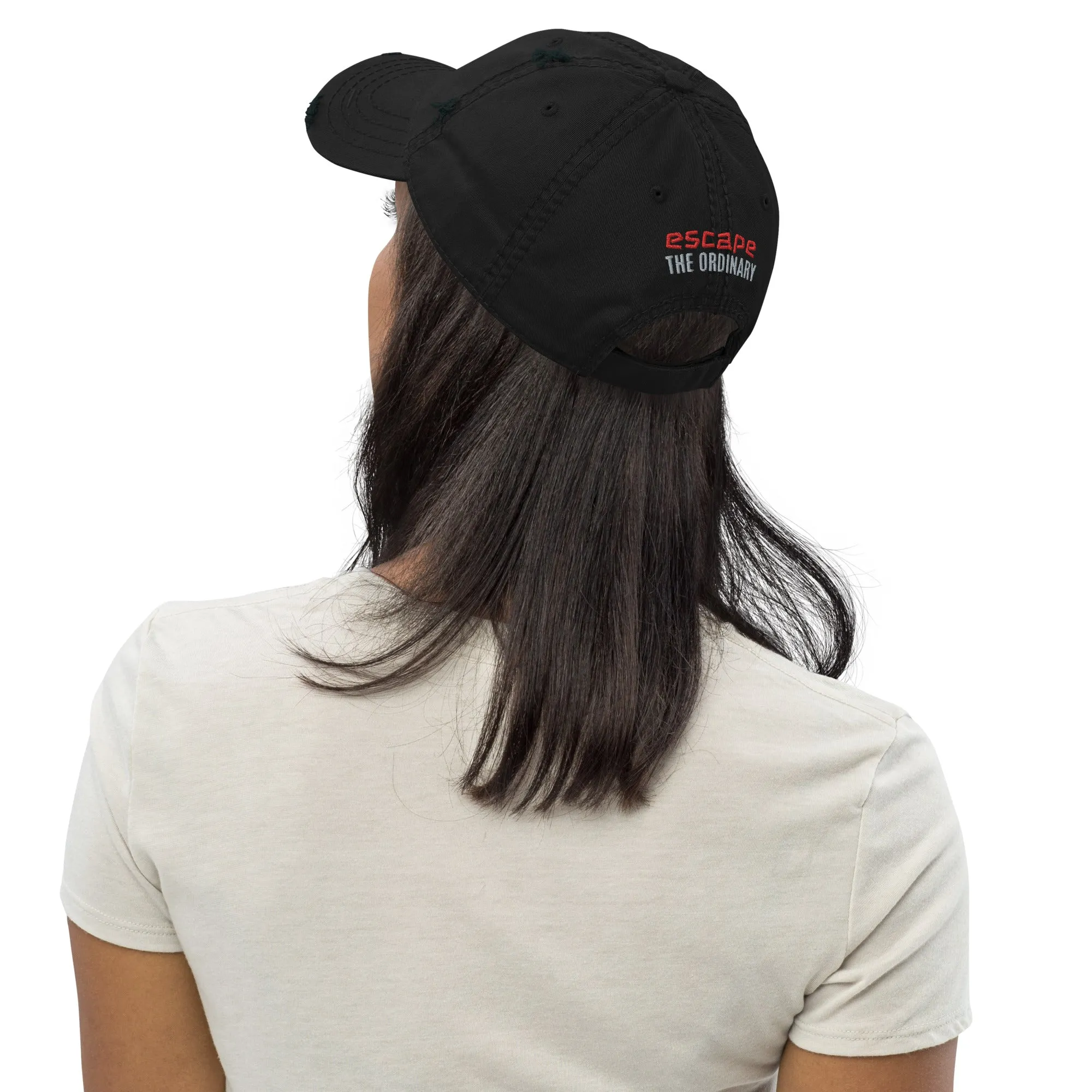 Branded Distressed Dad Hat
