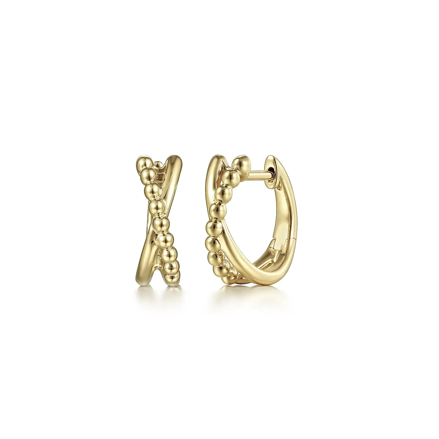 Bujukan Twisted Huggie Earrings