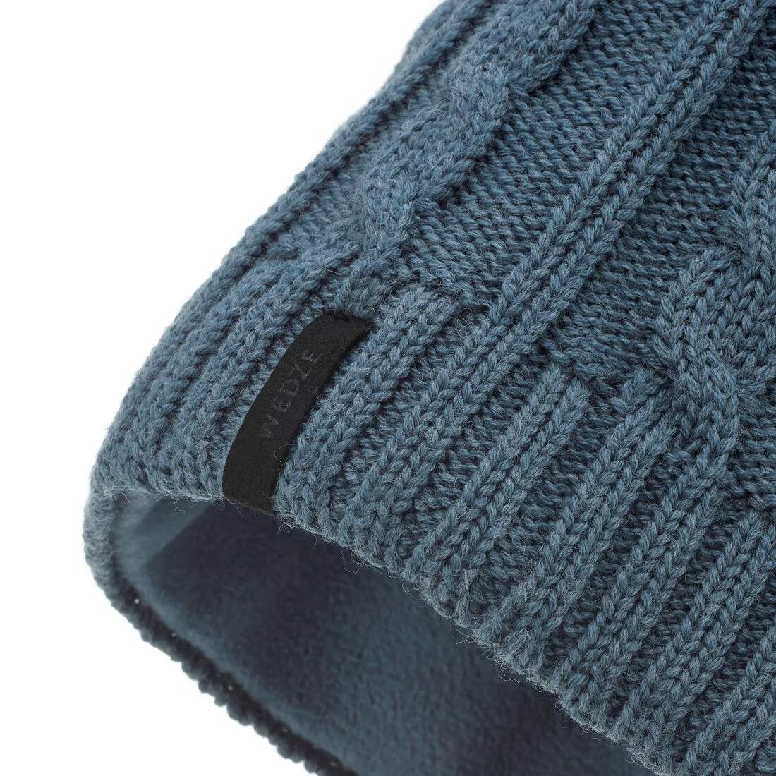 Cable Stitch Adult Ski Hat Plum