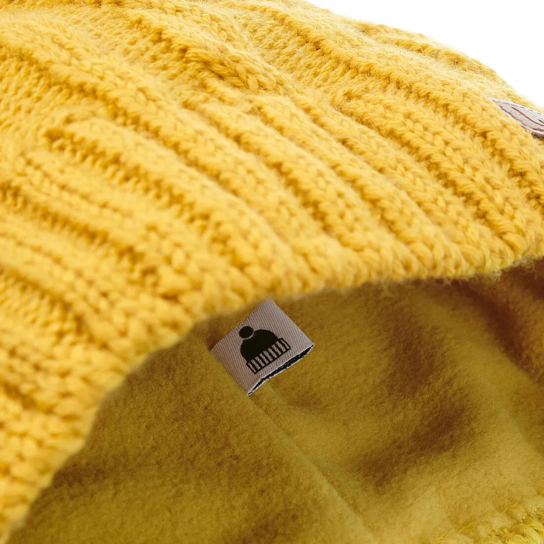 Cable Stitch Adult Ski Hat Plum