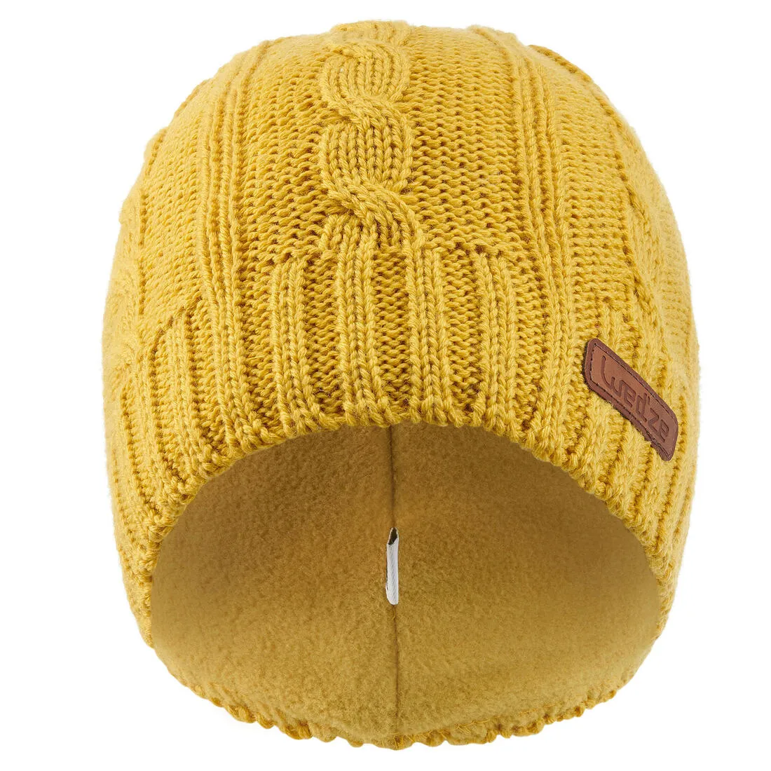 Cable Stitch Adult Ski Hat Plum