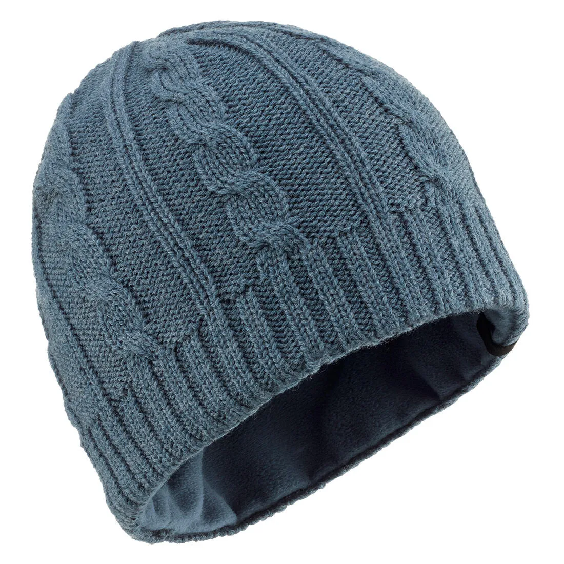Cable Stitch Adult Ski Hat Plum