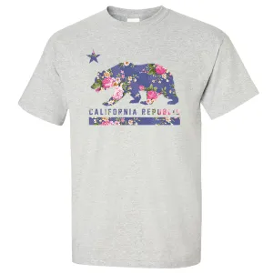 California Republic Paisley Flower Bear Asst Colors T-shirt/tee