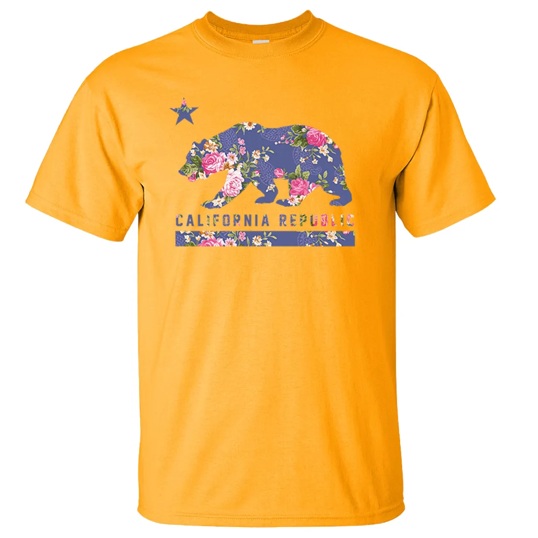 California Republic Paisley Flower Bear Asst Colors T-shirt/tee