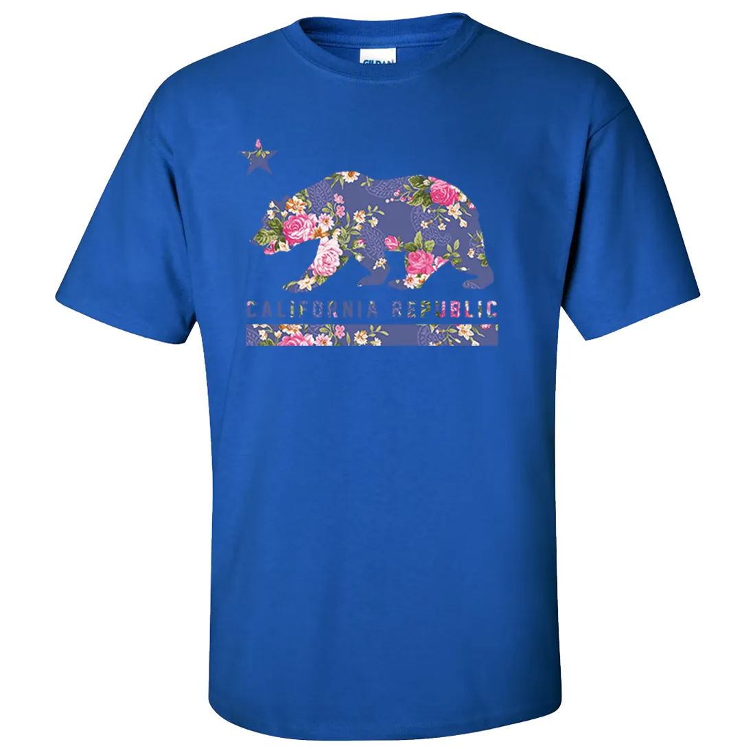 California Republic Paisley Flower Bear Asst Colors T-shirt/tee