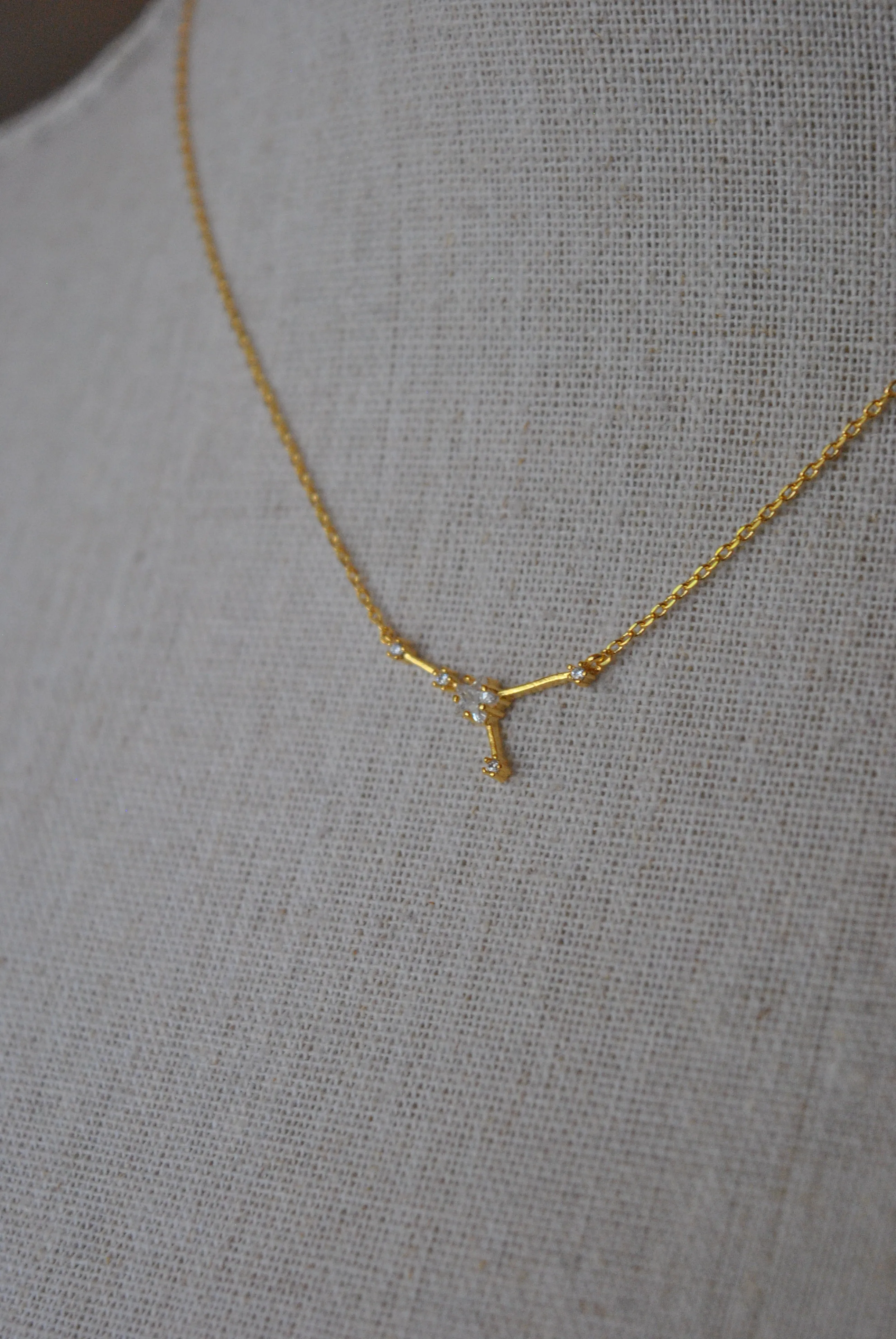 CANCER GOLD DELICATE NECKLACE