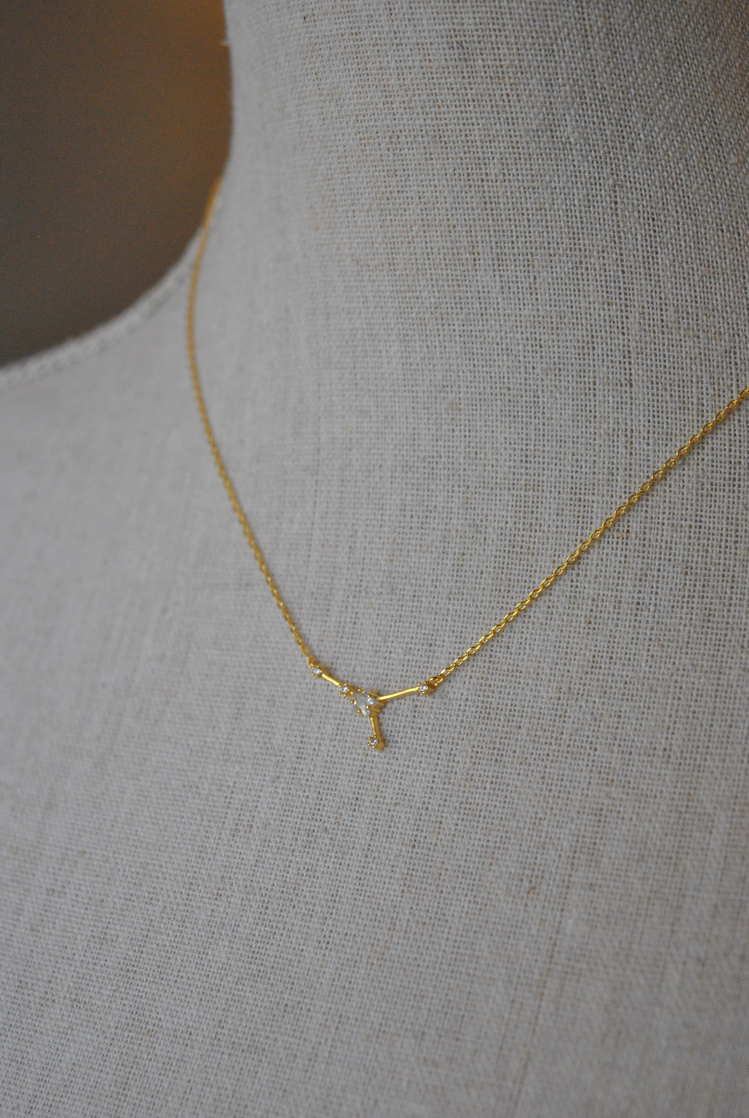 CANCER GOLD DELICATE NECKLACE