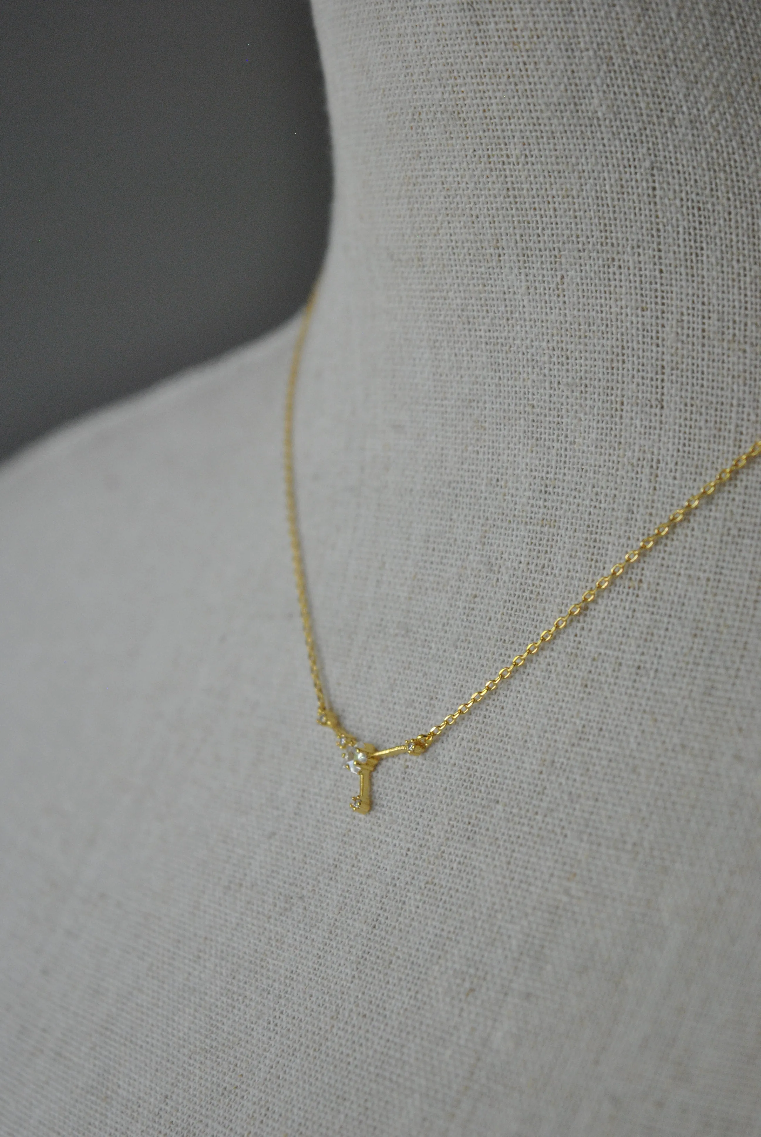 CANCER GOLD DELICATE NECKLACE