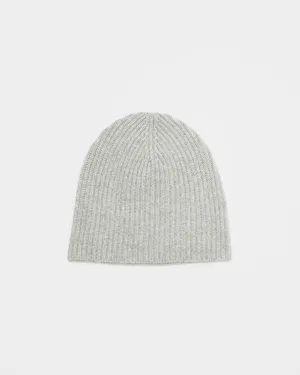 Cashmere Beanie / Silver