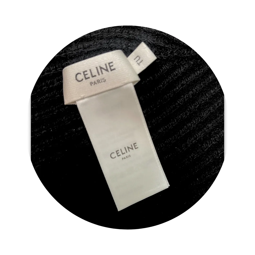Celine Triomphe Seamless Cashmere Beanie