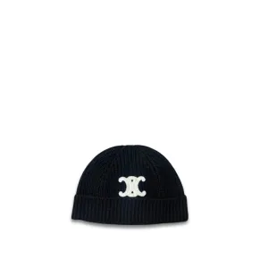Celine Triomphe Seamless Cashmere Beanie