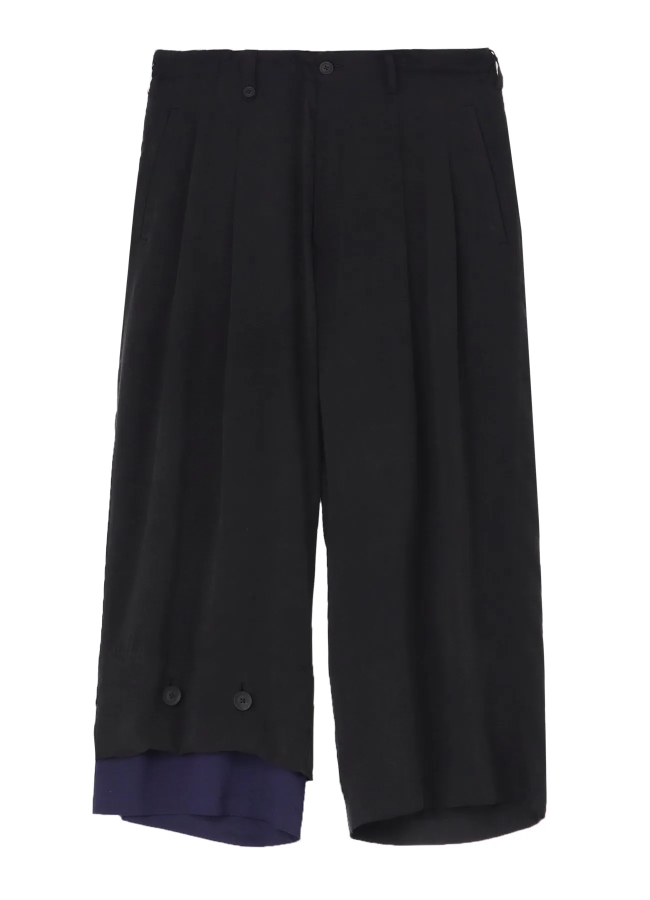 CELLULOSE OZONE PANELED HEM WIDE PANTS