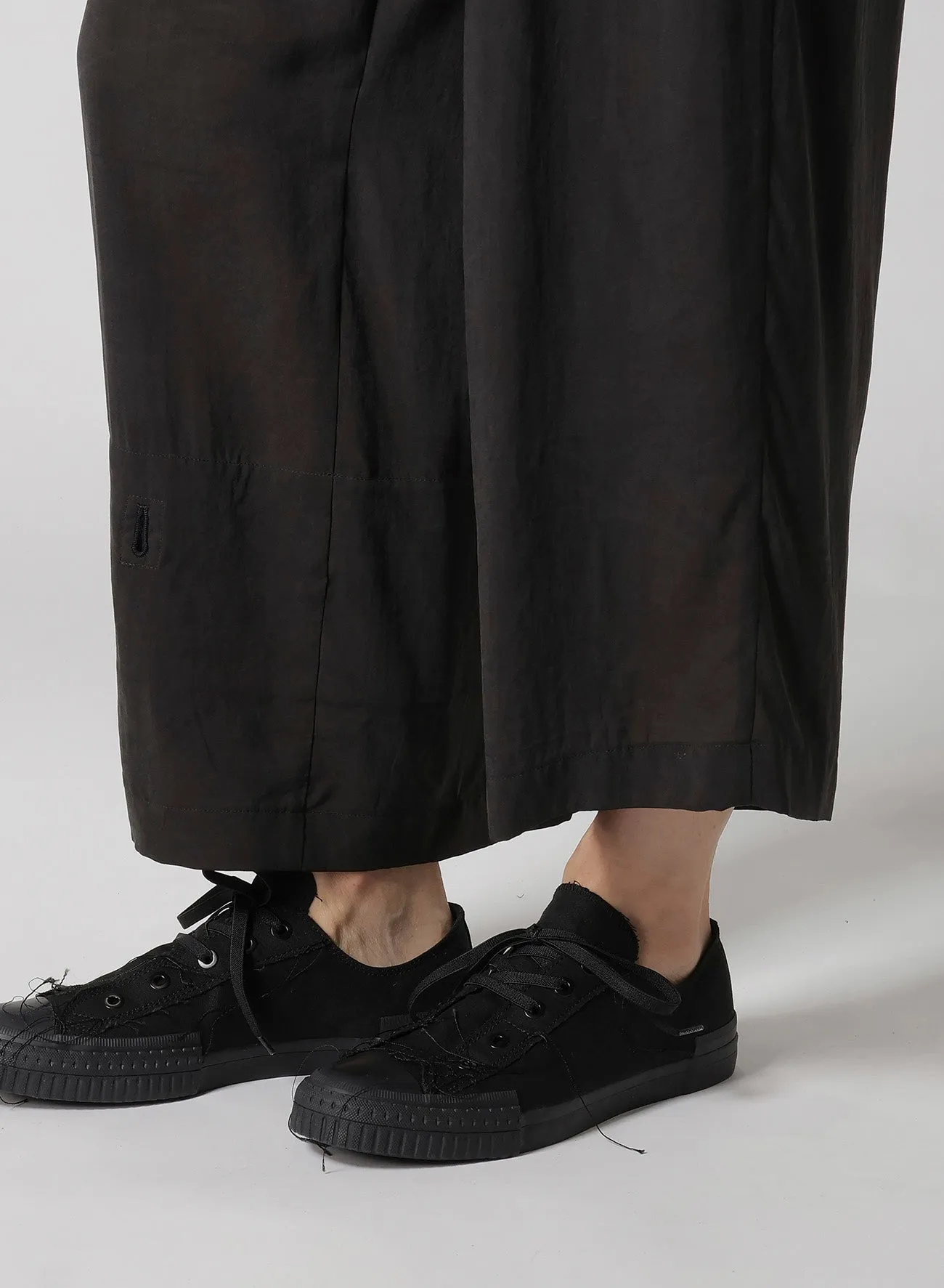 CELLULOSE OZONE PANELED HEM WIDE PANTS