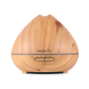 Changing LED Lights 400ml  Ultrasonic Air Humidifier/Aroma Essential Oil Diffuser with Wood Grain